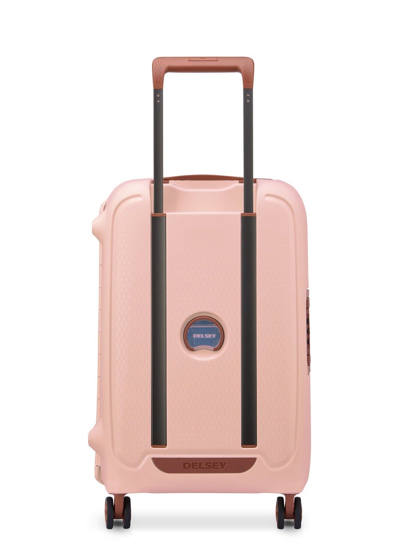 Delsey Moncey 55cm Hardcase 4 Double Wheel  Cabin Trolley Case Light Pink - 00384480119