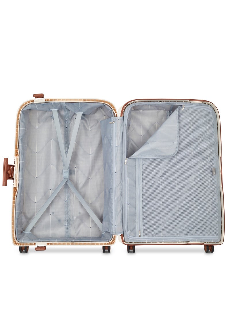 Delsey Moncey 76cm Hardcase 4 Double Wheel Check-In Trolley Case Angora - 00384482115