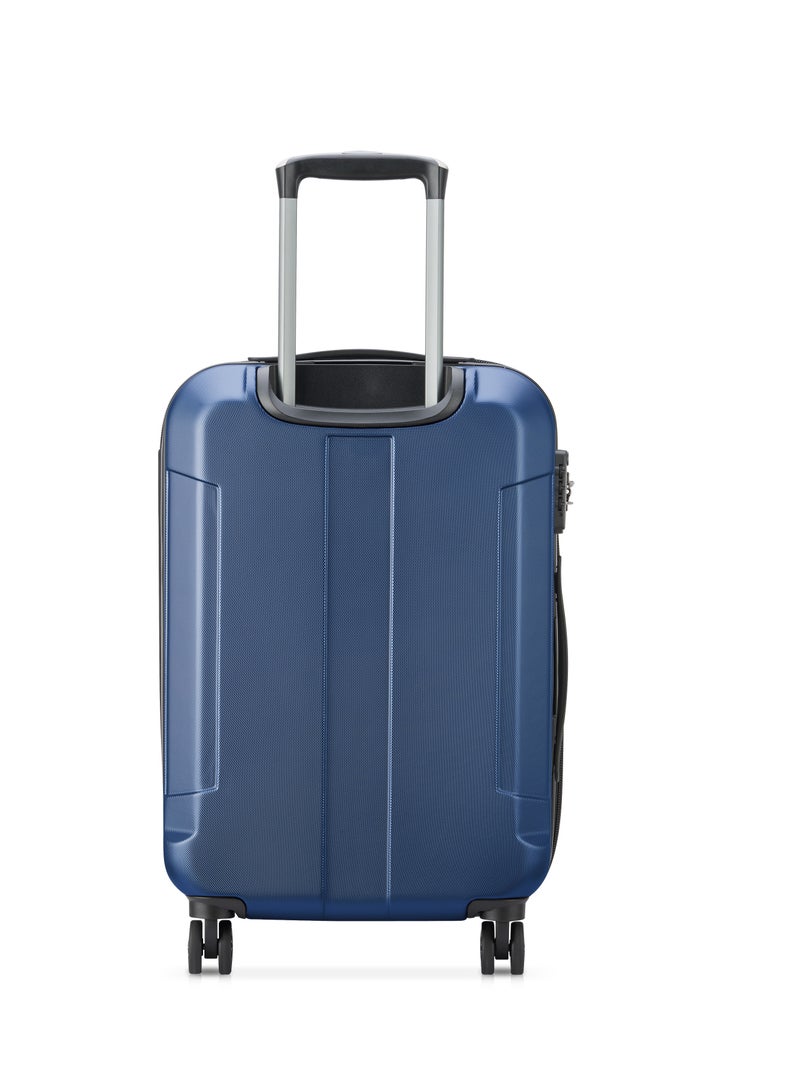 Delsey Depart Hard 61cm Hardcase Expandable 4 Double Wheel Cabin Luggage Trolley Case Grey - 00314580522 X9