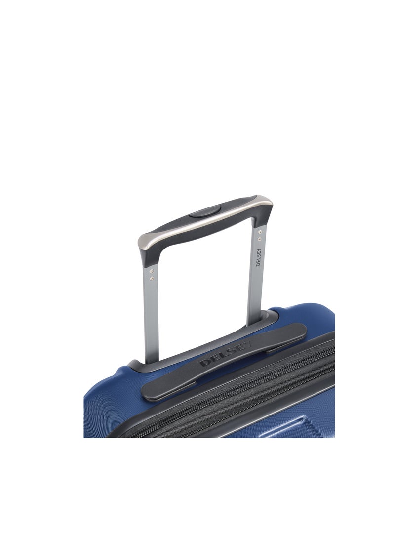 Delsey Depart Hard 61cm Hardcase Expandable 4 Double Wheel Cabin Luggage Trolley Case Grey - 00314580522 X9