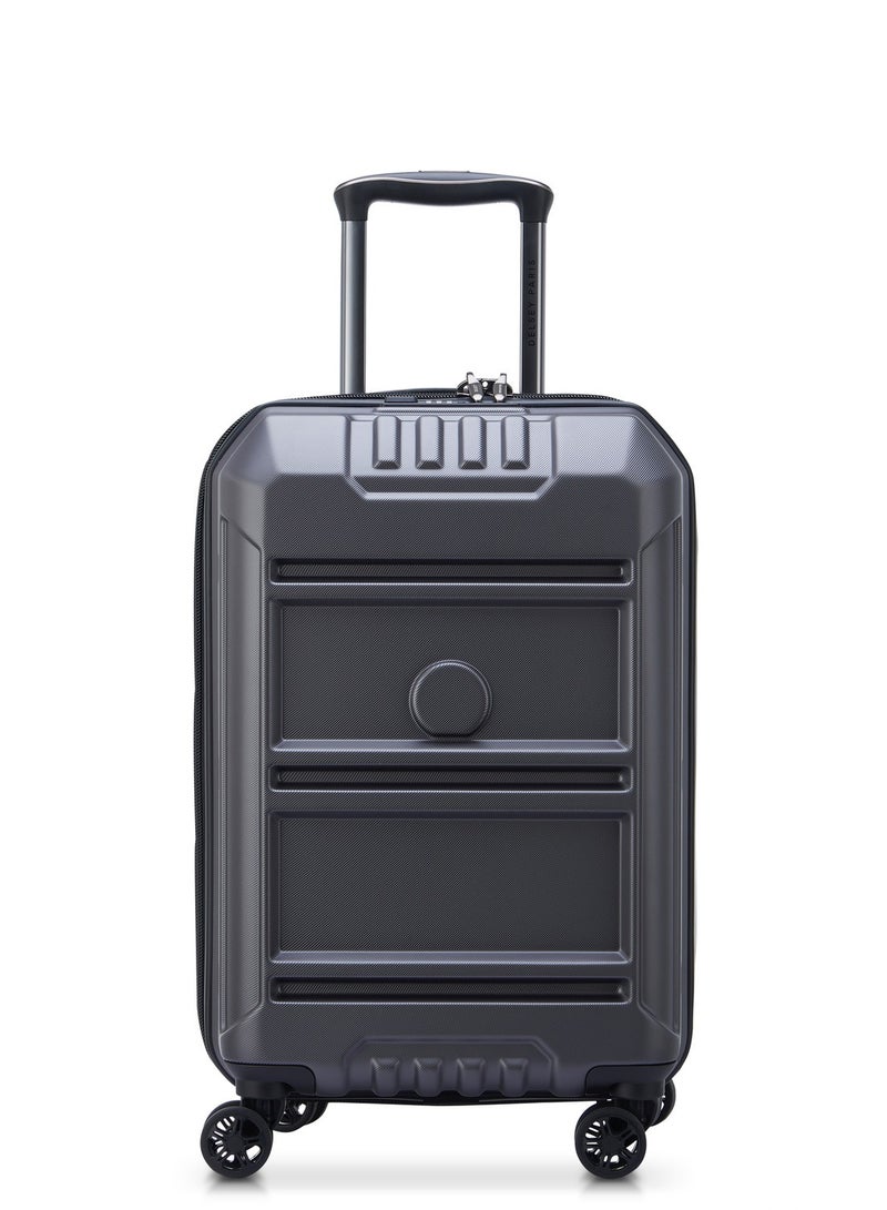 Delsey Rempart 55cm Softcase 4 Double Wheel Flex Cabin Trolley Case Anthracite Grained - 00218180101