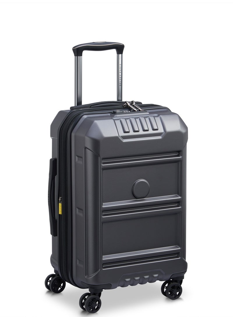 Delsey Rempart 55cm Softcase 4 Double Wheel Flex Cabin Trolley Case Anthracite Grained - 00218180101