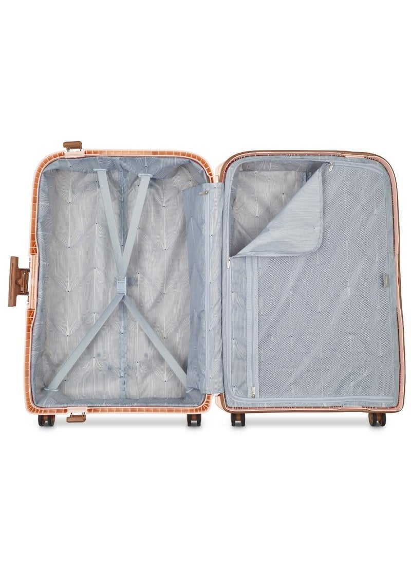 Delsey Moncey 76cm Hardcase 4 Double Wheel Check-In Trolley Case Light Pink - 00384482119