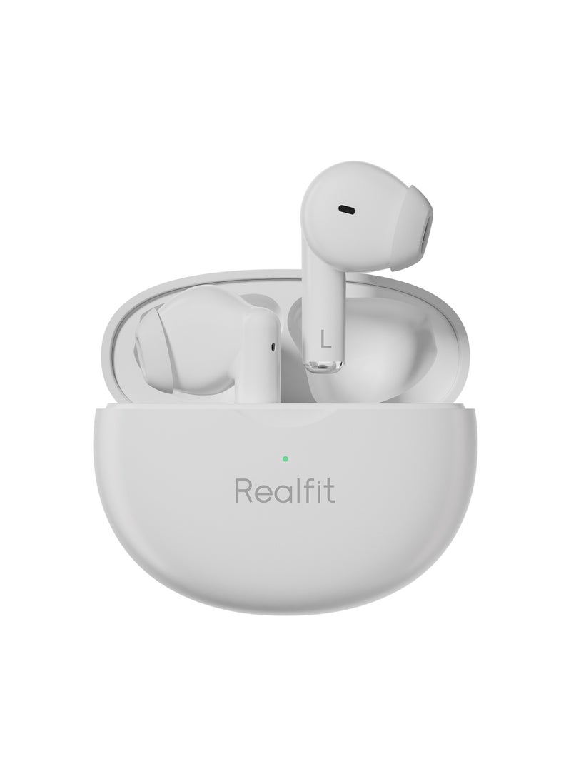 F2 Pro TWS ANC True Wireless Earbuds White