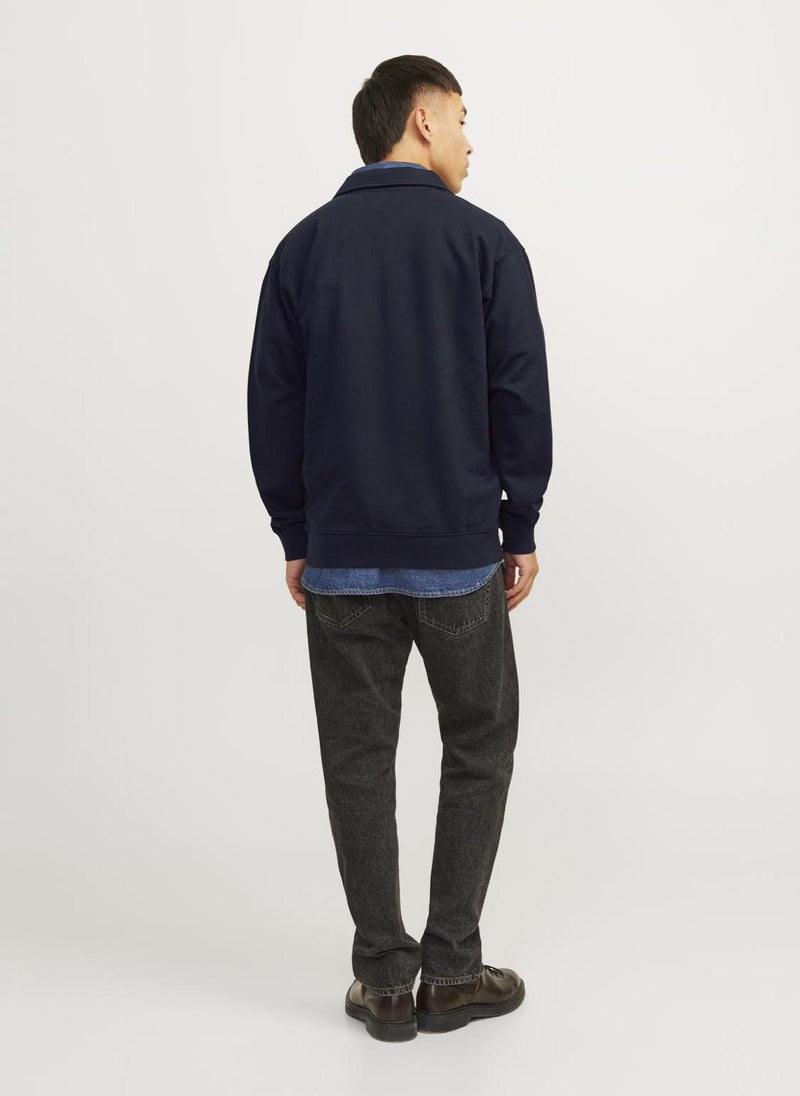 Jprblumarc Half Zip Through Collar Sweatshirts