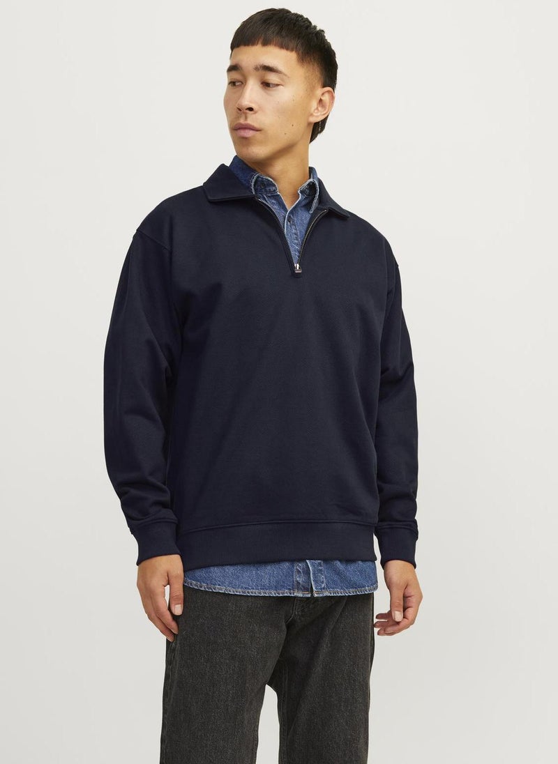 Jprblumarc Half Zip Through Collar Sweatshirts