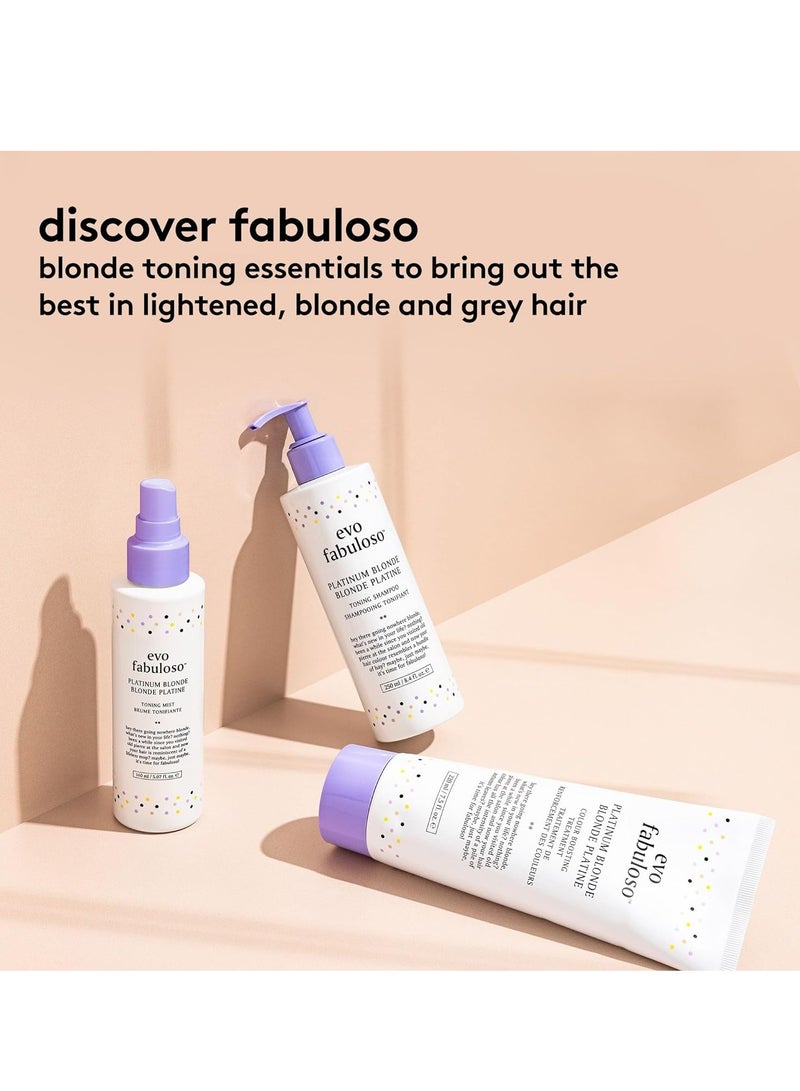 Evo Fabuloso Platinum Blonde Toning Shampoo 250ml