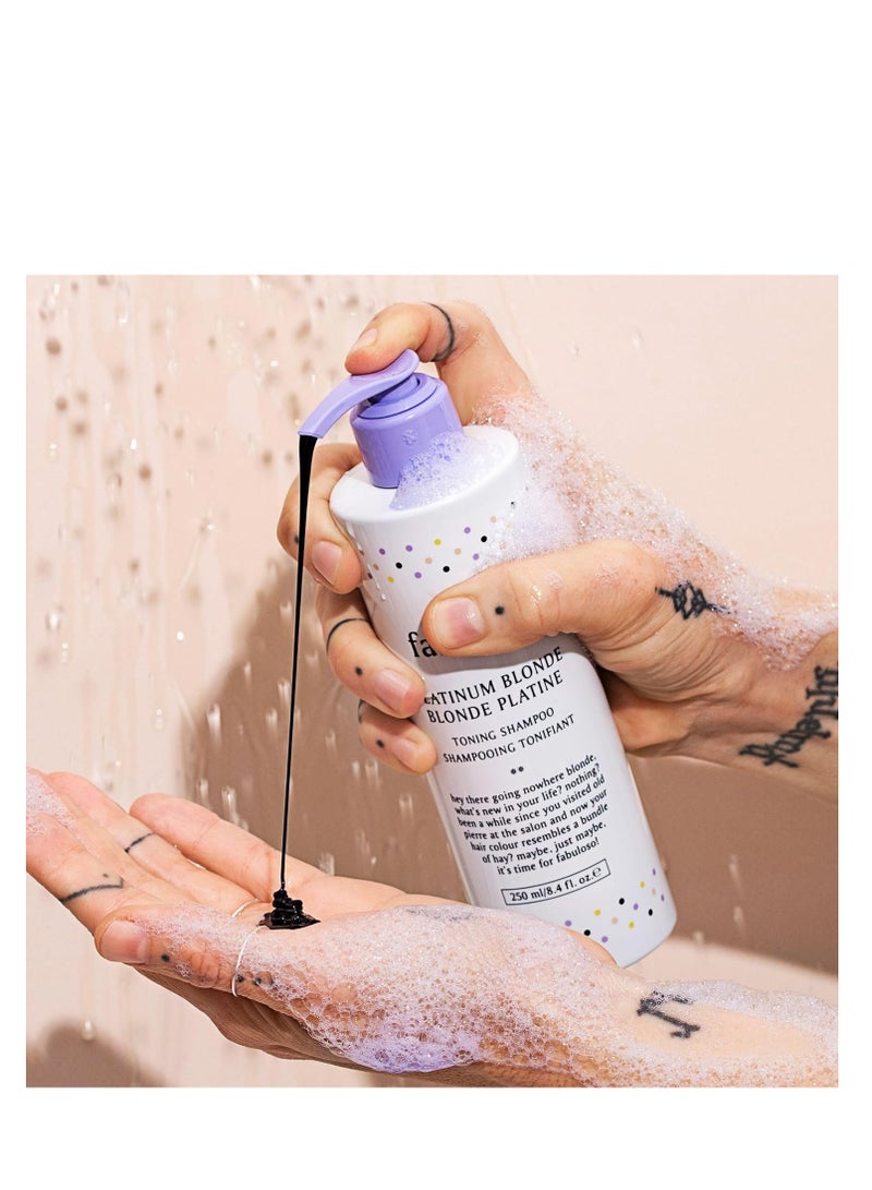 Evo Fabuloso Platinum Blonde Toning Shampoo 250ml