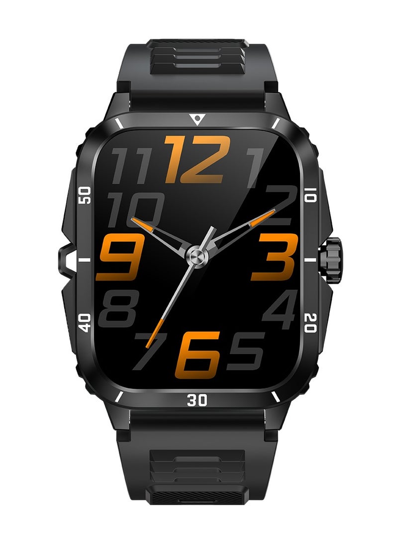 Smart Watch For Men 1.96 inch HD Screen 430mAh Large Battery 100+ Sports Modes Smartwatch IP67 Waterproof