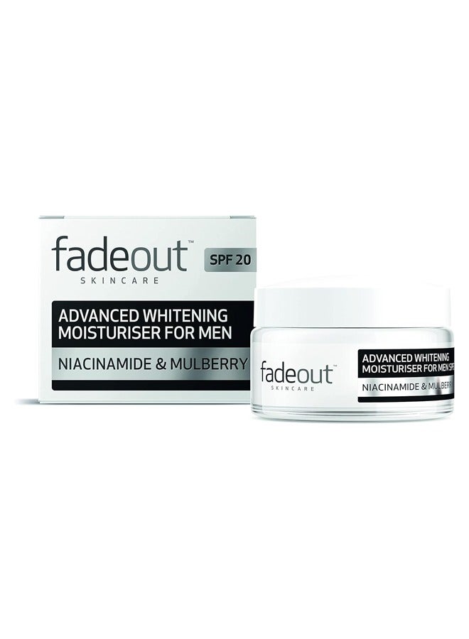 Advanced Whitening Moisturiser for Men with Niacinamide & Mulberry - 50 ML