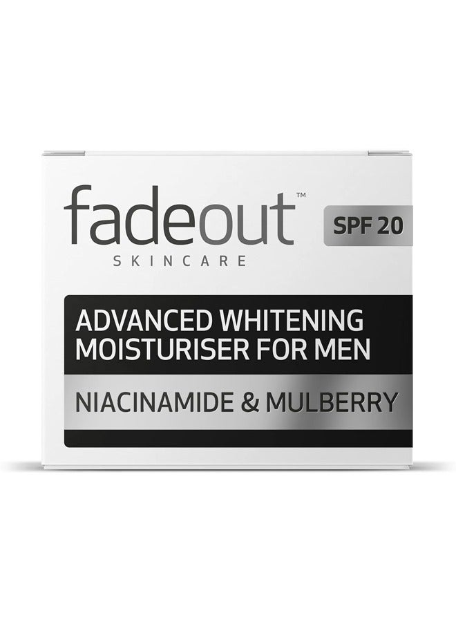 Advanced Whitening Moisturiser for Men with Niacinamide & Mulberry - 50 ML