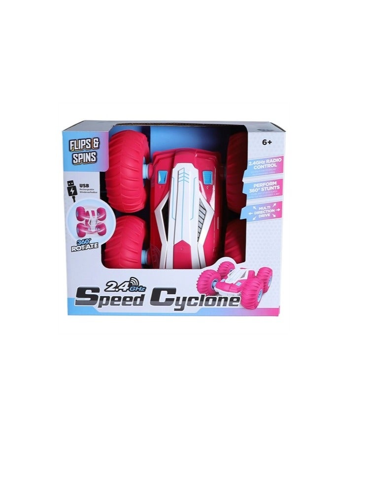 Sam Toys - Double Sided Gyro Stunt Car - Pink