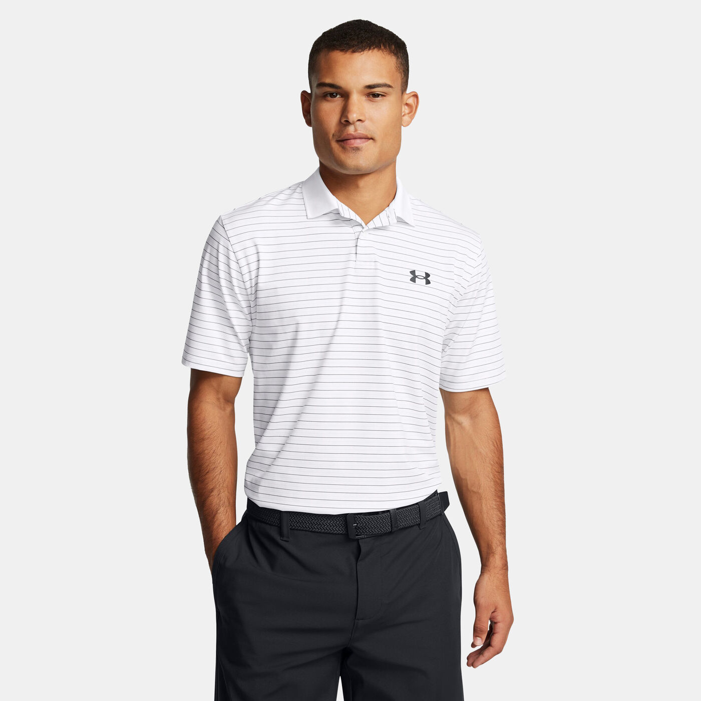 Men's Matchplay Striped Polo Shirt