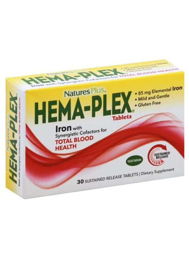 Hema-Plex Synergistic Cofactors Total Blood Health - 30 Tablet