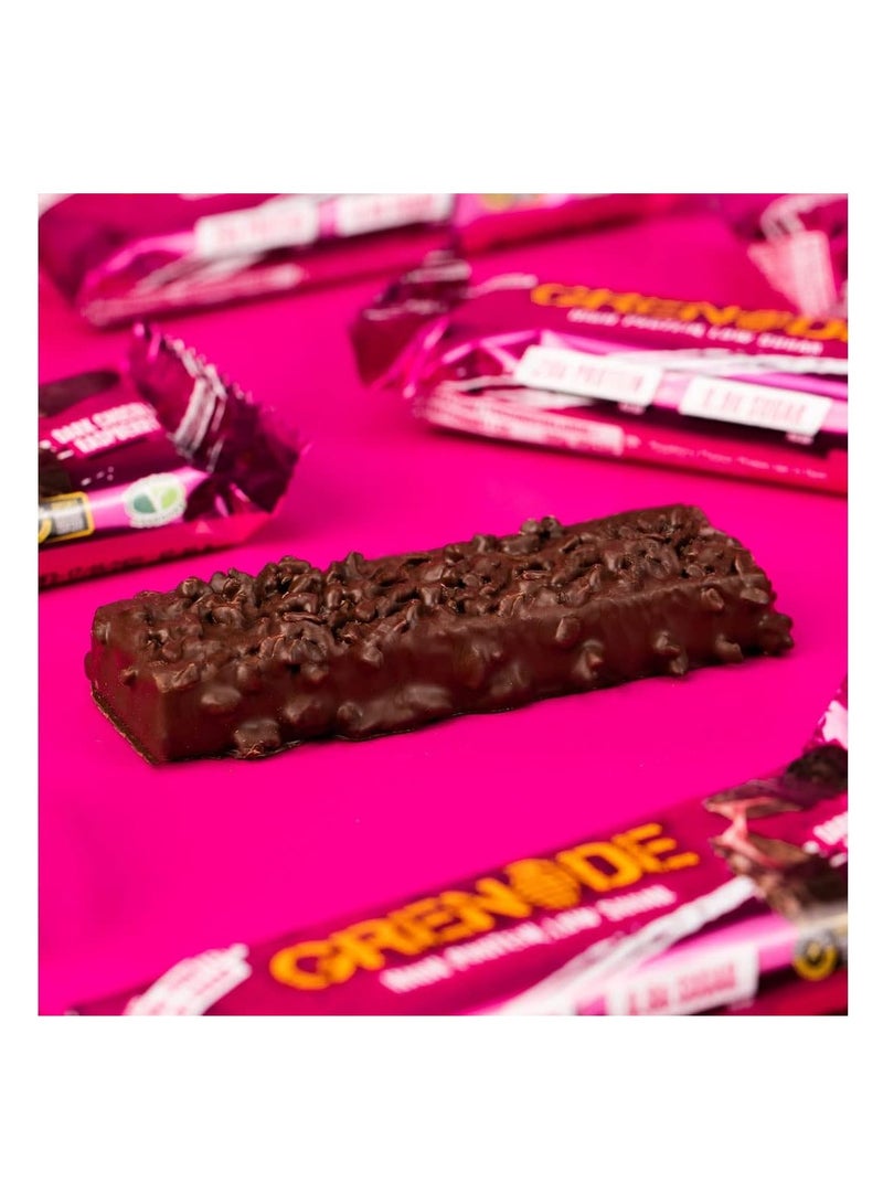 Grenade High Protein Low Sugar Bar Dark Chocolate Raspberry 60g Pack of 12