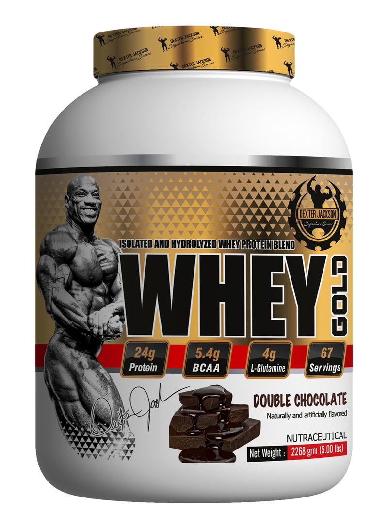 Dexter Jackson Gold Series Whey Gold - Double Chocolate, 2268g (5 Lbs), 67 Servings