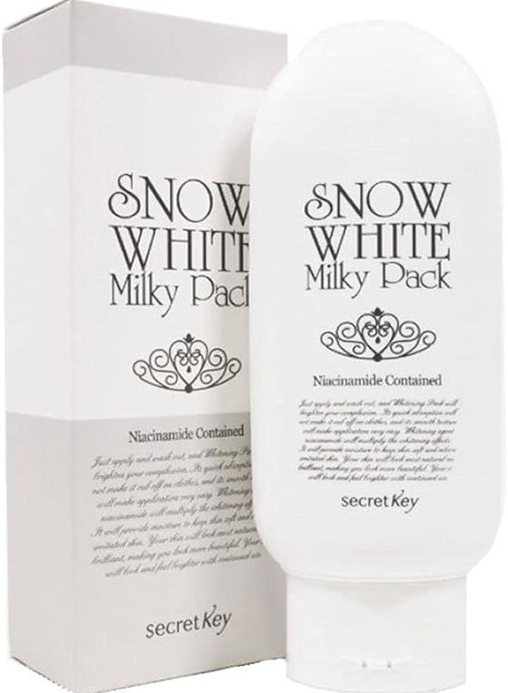 Secret Key Snow White Milky Pack for immediate whitening,200ml