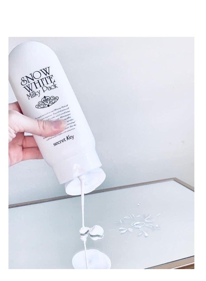 Secret Key Snow White Milky Pack for immediate whitening,200ml