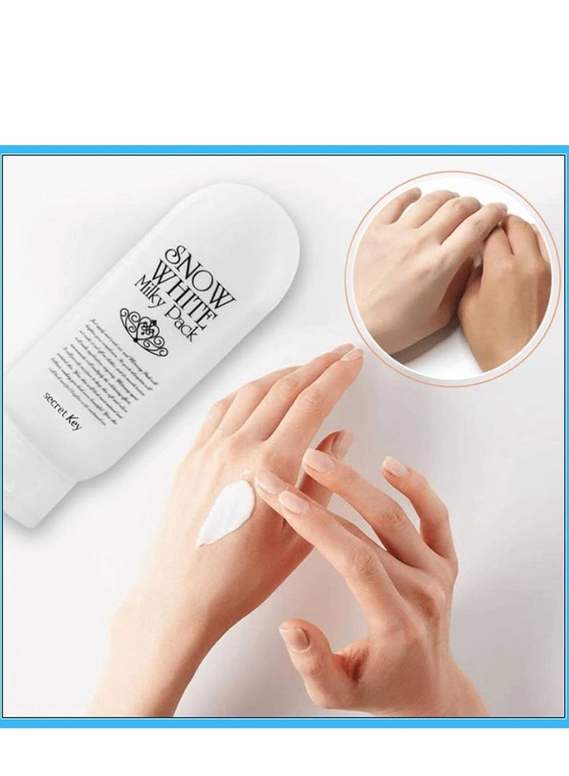 Secret Key Snow White Milky Pack for immediate whitening,200ml