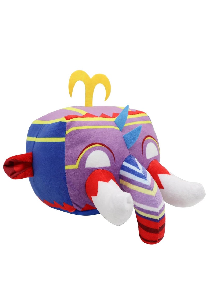 Blox Fruits Plush, 6 inch Blox Plush Plushies Toys Stuffed Animal Plushie Doll, Soft Fruits Hugging Plush Pillow Toy, Collectible Gifts for Kids Fans Aldults Birthday (Mammoth)