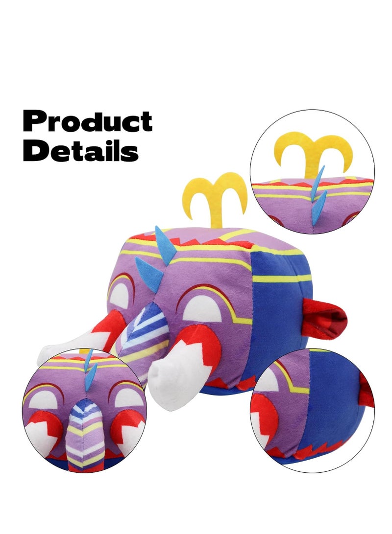 Blox Fruits Plush, 6 inch Blox Plush Plushies Toys Stuffed Animal Plushie Doll, Soft Fruits Hugging Plush Pillow Toy, Collectible Gifts for Kids Fans Aldults Birthday (Mammoth)