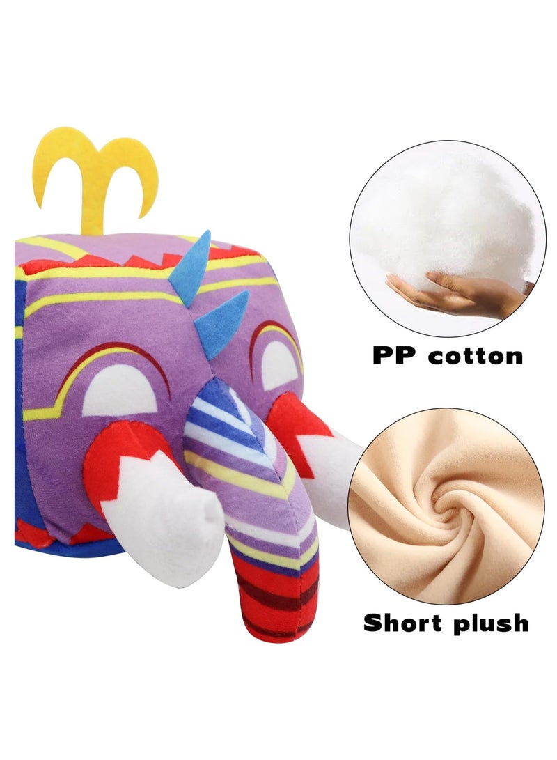 Blox Fruits Plush, 6 inch Blox Plush Plushies Toys Stuffed Animal Plushie Doll, Soft Fruits Hugging Plush Pillow Toy, Collectible Gifts for Kids Fans Aldults Birthday (Mammoth)
