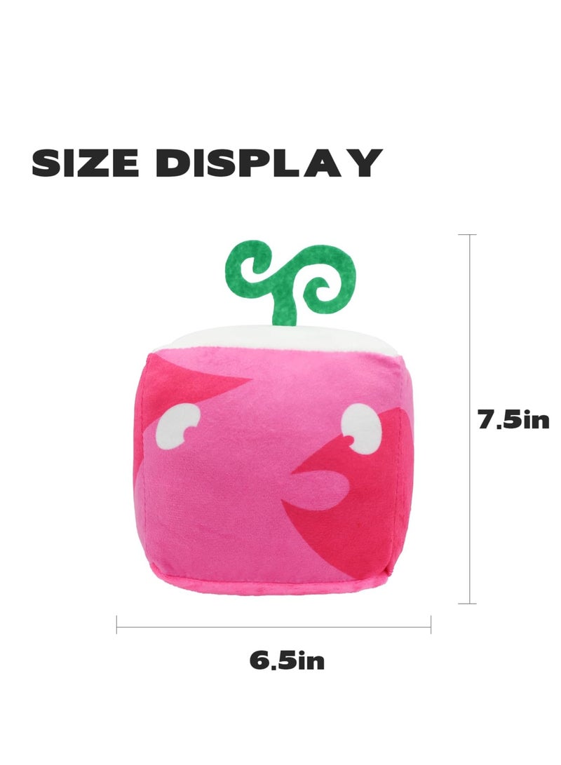 Blox Fruits Plush, 6 inch Blox Plush Plushies Toys Stuffed Animal Plushie Doll, Soft Fruits Hugging Plush Pillow Toy, Collectible Gifts for Kids Fans Aldults Birthday (Rubber)
