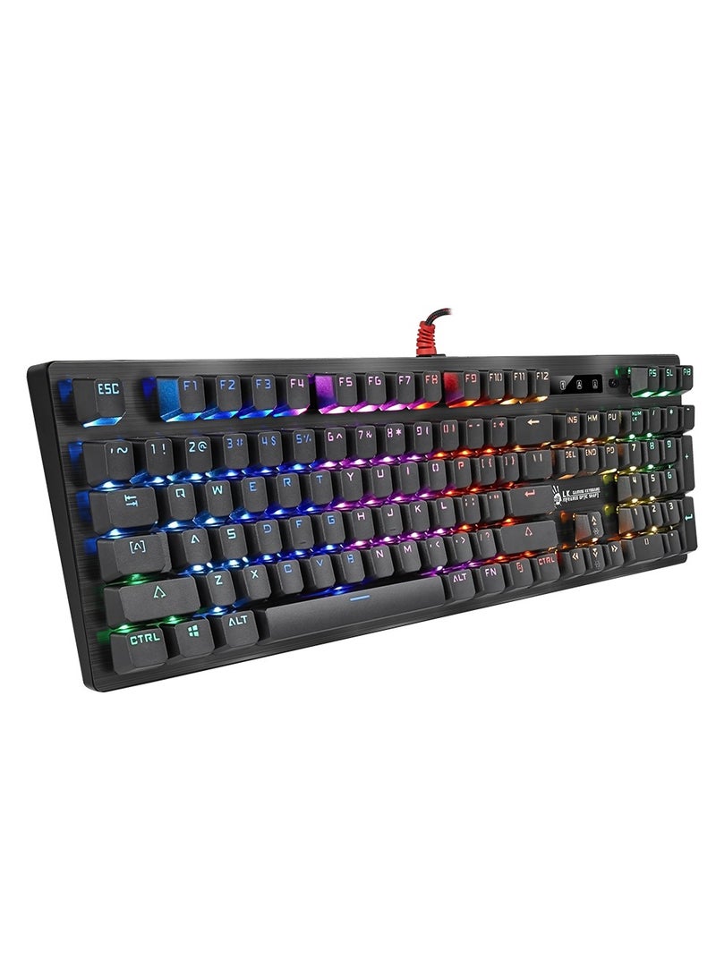 Light Strike RGB Gaming Keyboard B820R, Dual Colour Keycaps, Spill Resistant, Adjustable Backlights, 6 RGB Lighting Effects, Self-Customize RGB, Zero-Lag Response, Linear and Smooth, Grey