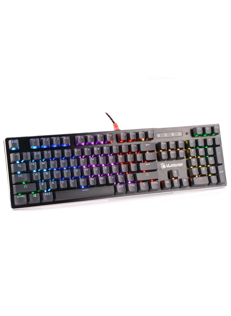 Light Strike RGB Gaming Keyboard B820R, Dual Colour Keycaps, Spill Resistant, Adjustable Backlights, 6 RGB Lighting Effects, Self-Customize RGB, Zero-Lag Response, Linear and Smooth, Grey