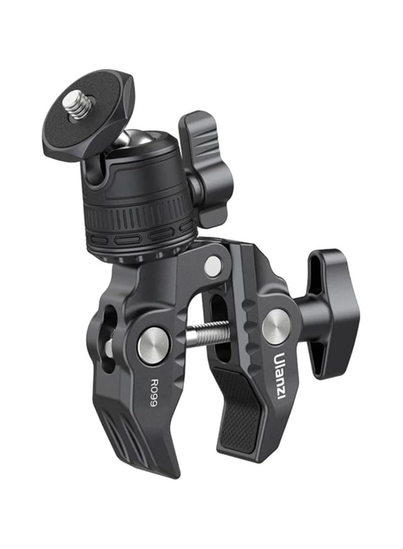 R099 Super Clamp Camera Mount Clamp With 360° Ballhead