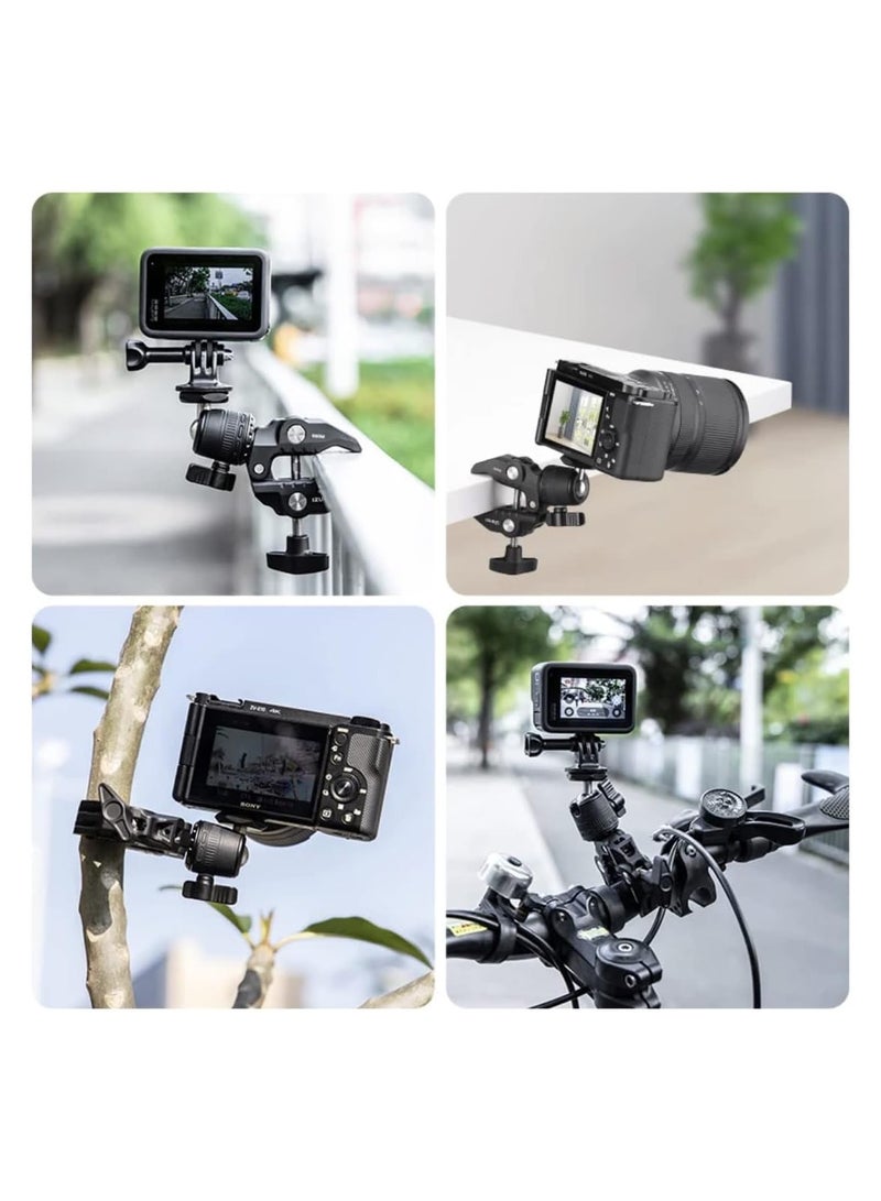 R099 Super Clamp Camera Mount Clamp With 360° Ballhead