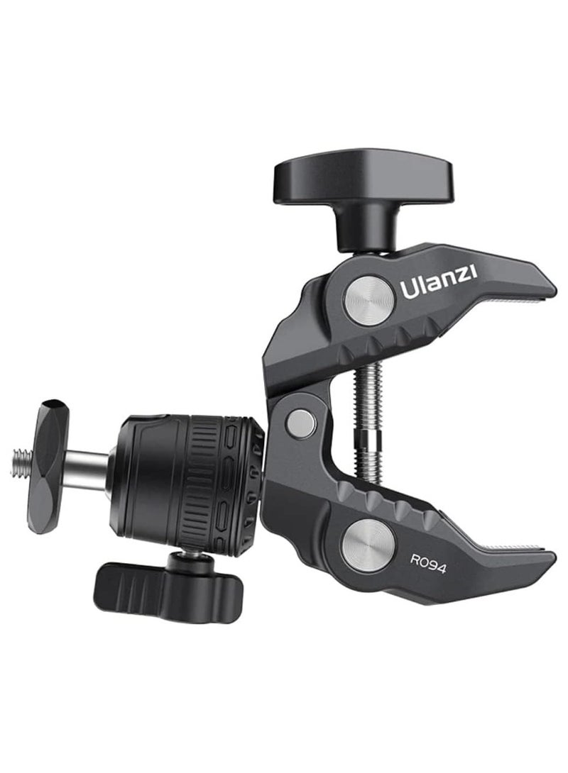 R099 Super Clamp Camera Mount Clamp With 360° Ballhead