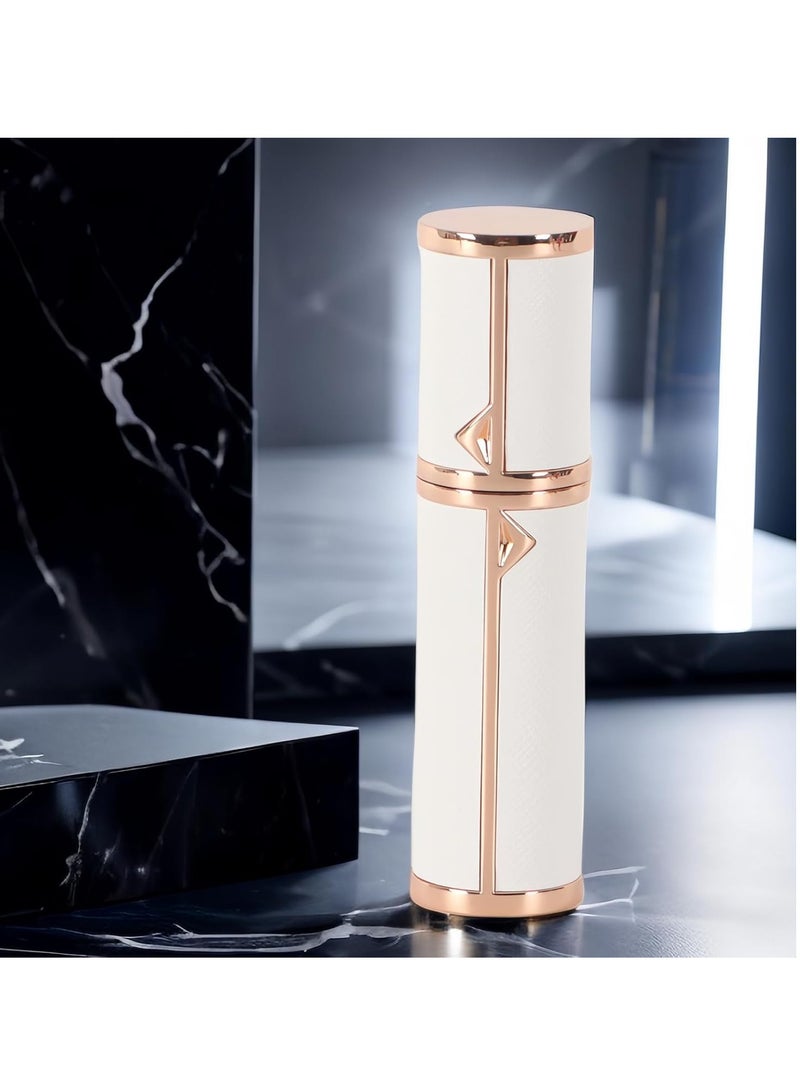 Perfume Refill Bottle 6ML Atomizer Spray Bottle with Refillable Perfume Bottle For Men and Women|Perfume bottle for Travel|Pocket Size Mini Perfume Atomizer for Purse White