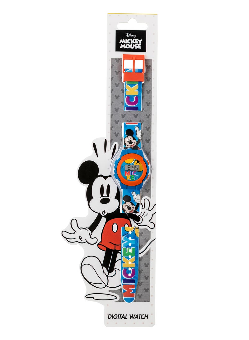 Disney Mickey Mouse Multicoloured Digital Boys Watch - MK4164