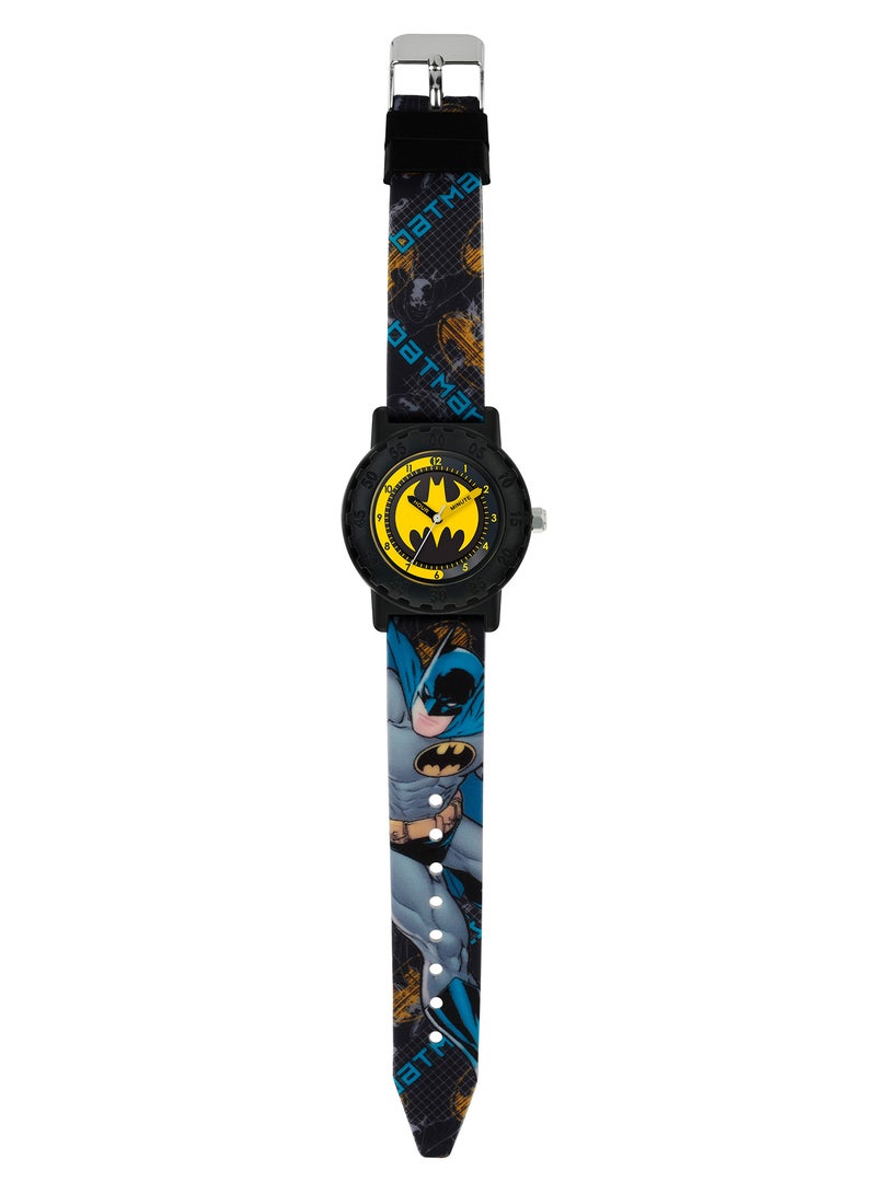 Warner Brothers Batman Printed Silicon Strap Watch - BAT9548