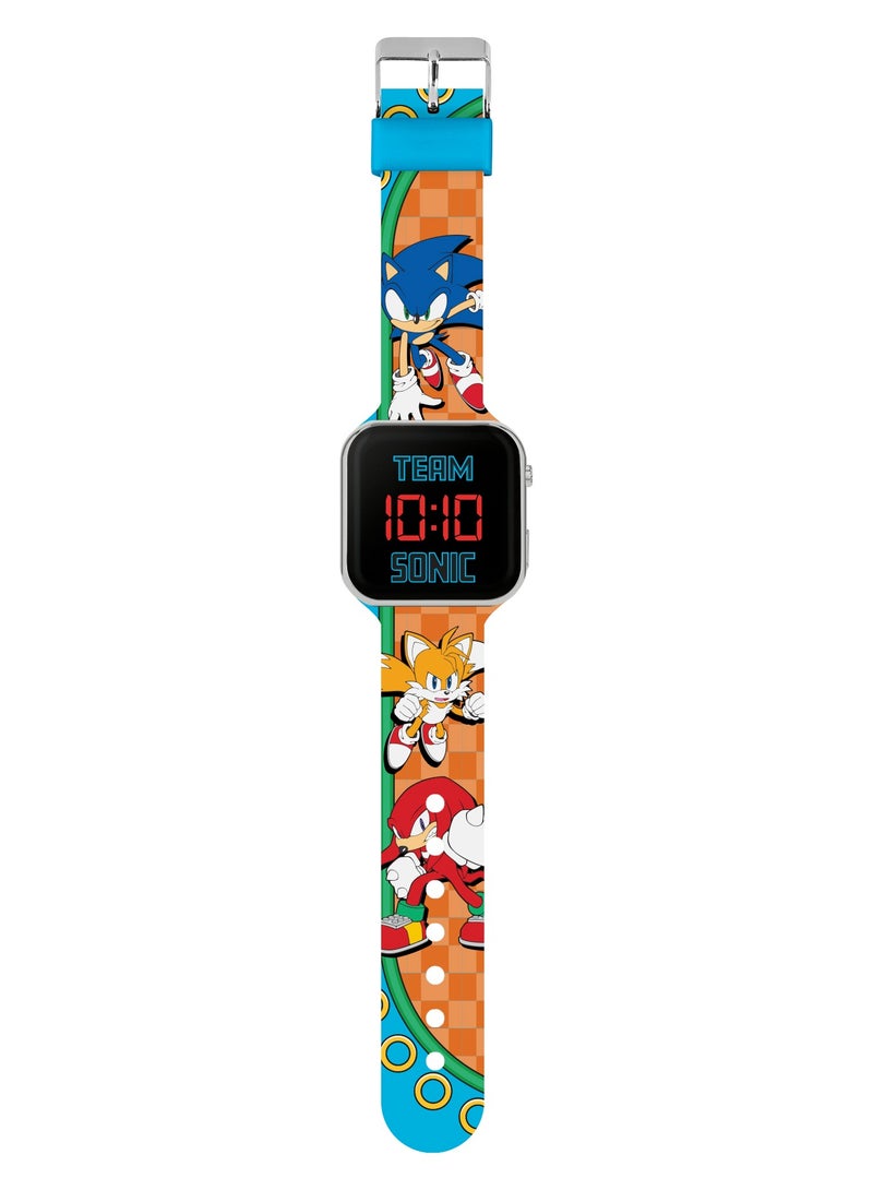 Sonic The Hedgehog LED Strap Boys Watch - SNC4322M