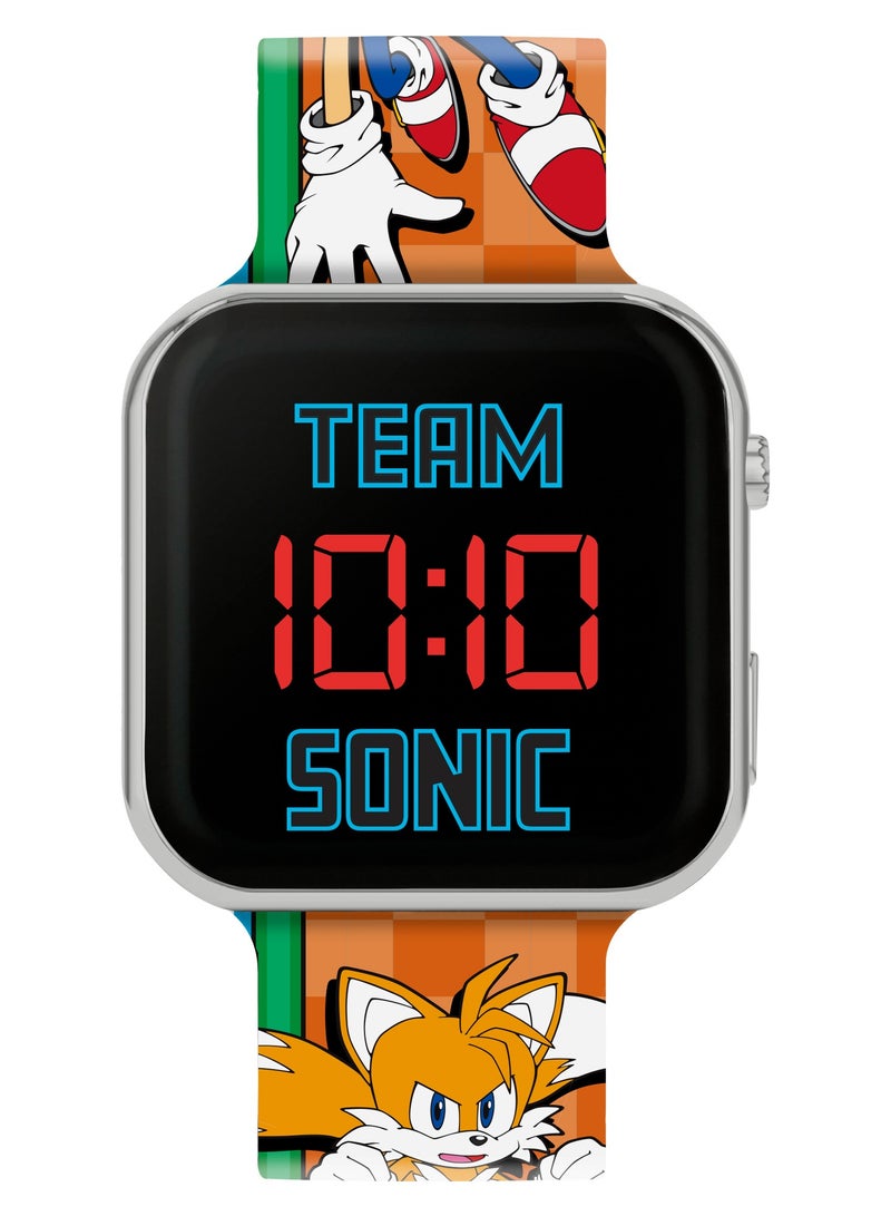 Sonic The Hedgehog LED Strap Boys Watch - SNC4322M