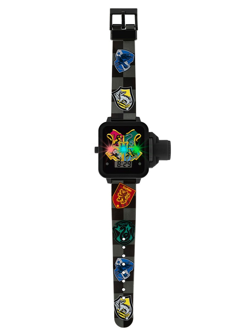 Warner Brothers Harry Potter Black Strap Projection Watch - HP4113