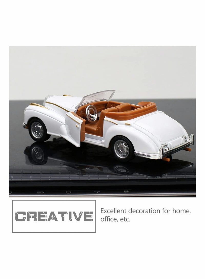 Vintage Car Model Retro Car Model Toy Diecast Vehicle Classic Car Figurine Collectible for Kids Adults Gift Car Lover Present Black