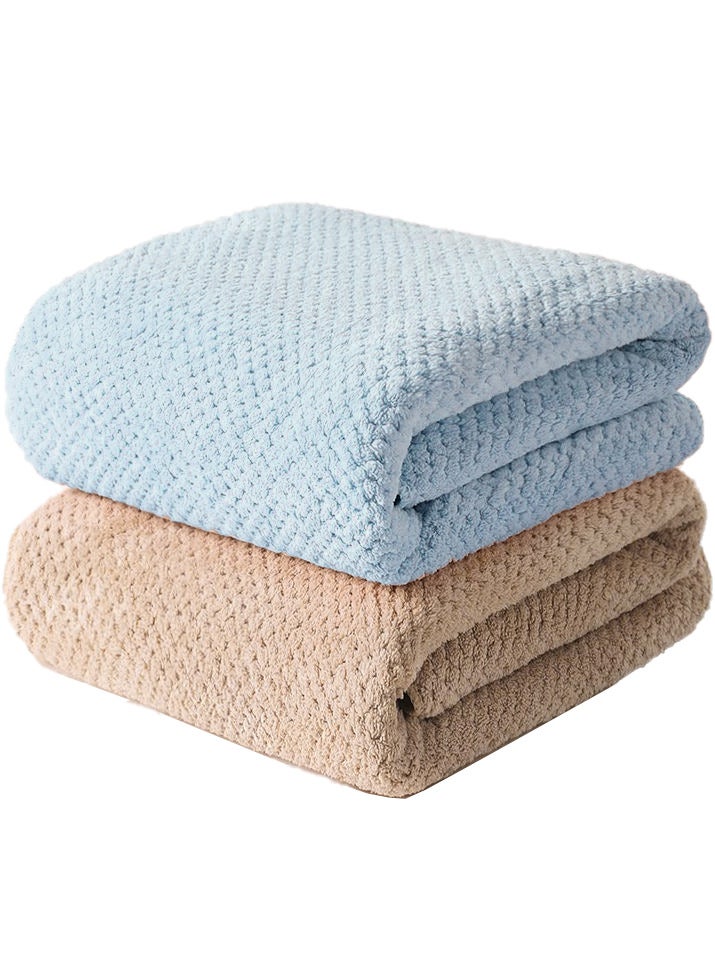 Microfiber Towel 90x160 cm 2 PCS Bath Towel Microfiber Soft, Durable and Light Weight