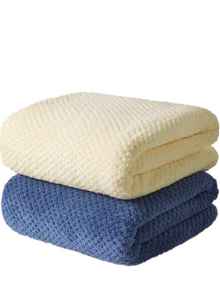 Microfiber Towel 90x160 cm 2 PCS Bath Towel Microfiber Soft, Durable and Light Weight