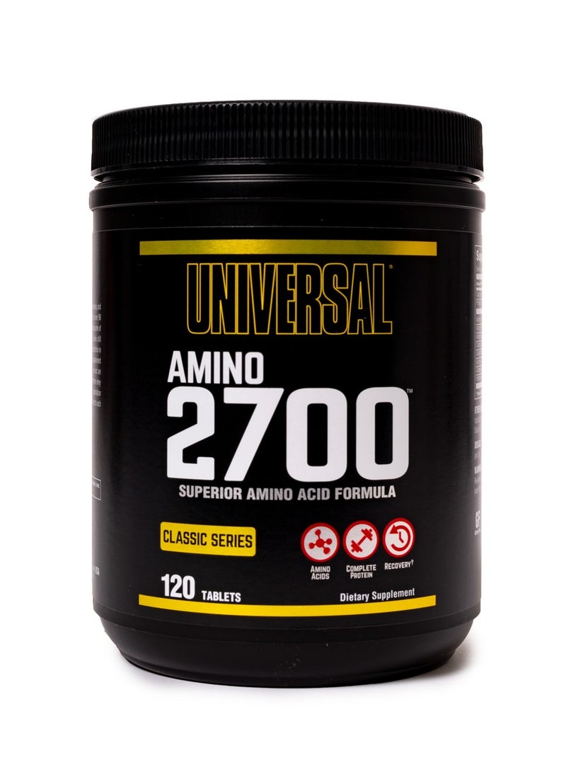 Amino 2700 Superior Amino Acid Formula Classic Series 120 Tablets