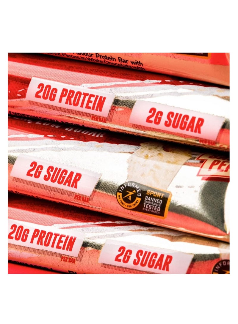 Grenade High Protein Low Sugar Bar White Chocolate Salted Peanut 60g Pack of 12