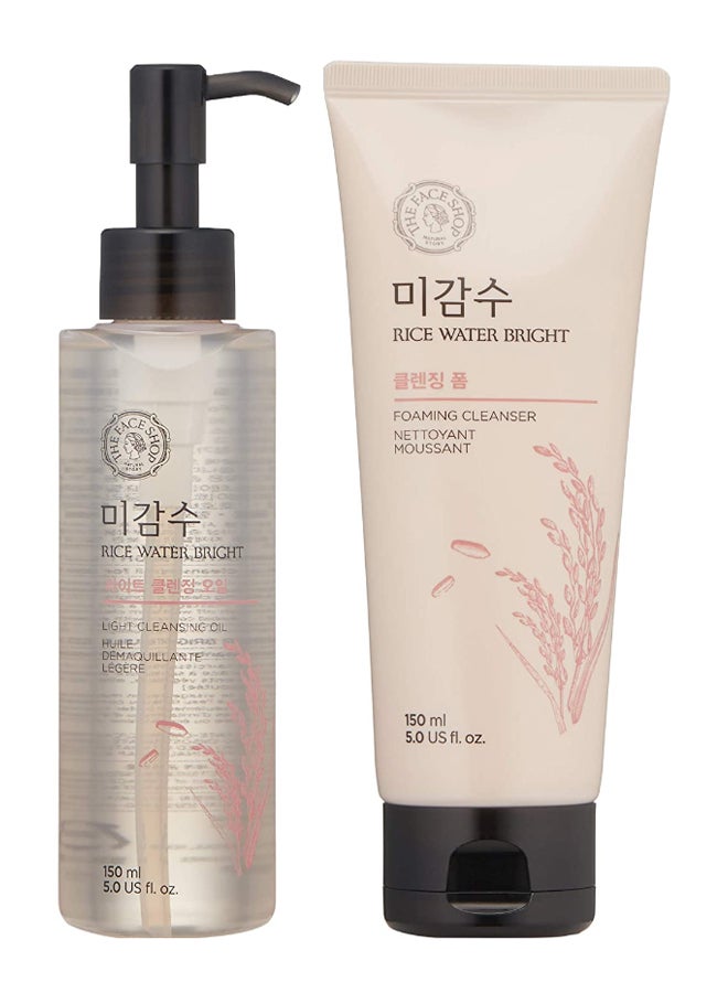 Rice Water Bright Cleansing Foam With Light Cleansing Oil 300ml