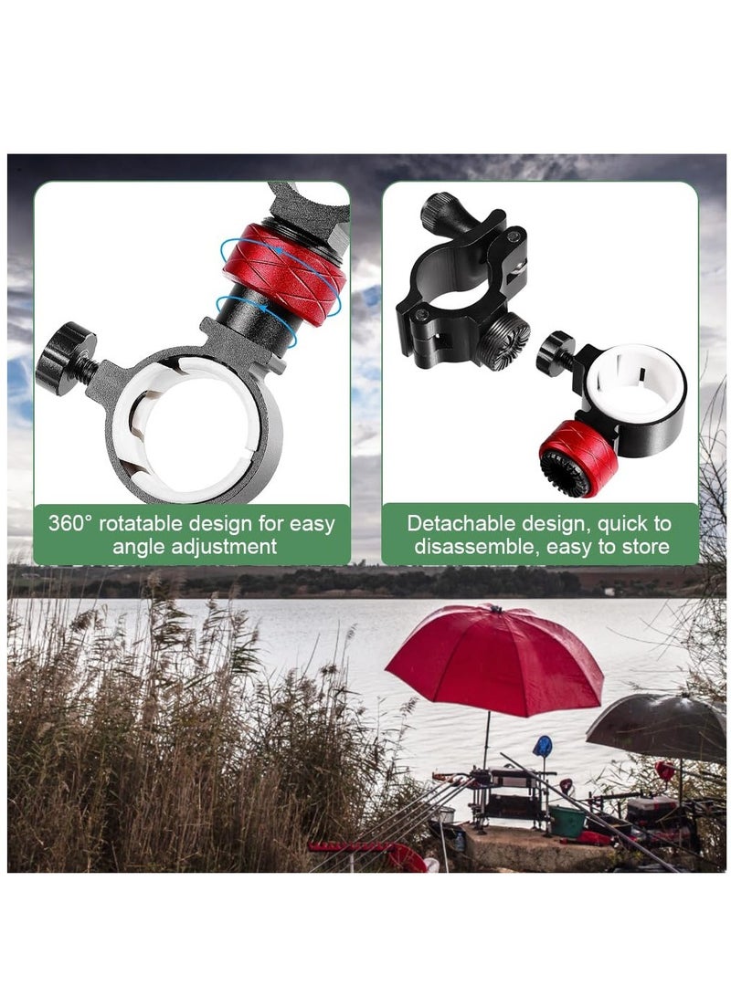 Fishing Chair Umbrella Holder, Aluminum Fishing Umbrella Bracket, Adjustable Fishing Chair Clamp Bracket Chair Umbrella Holder Clamp Universal Umbrella Mount Clip for Fishing Rod Chair Parasol