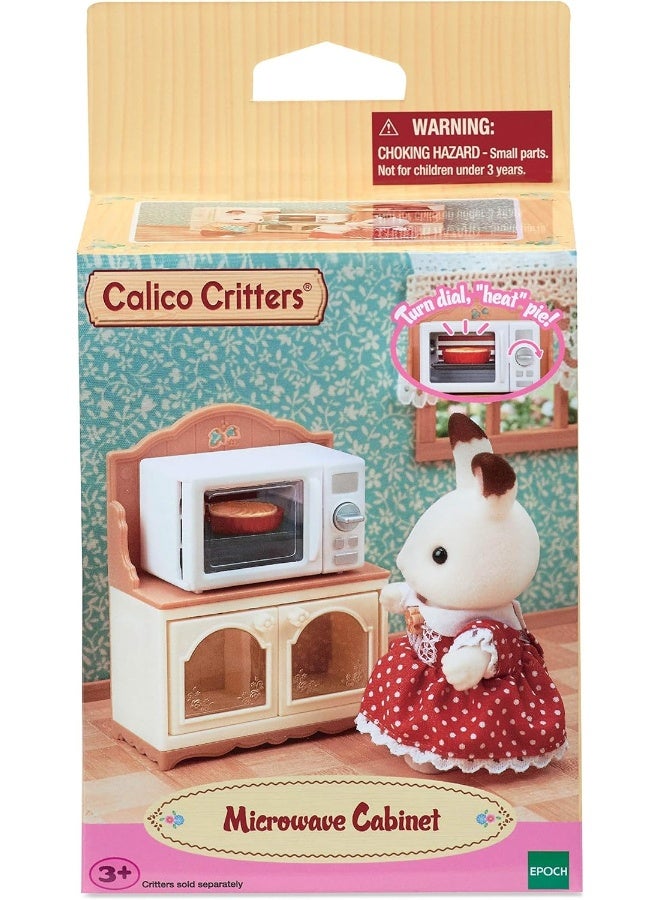 Calico Critters, Doll House Furniture and Décor, Microwave Cabinet