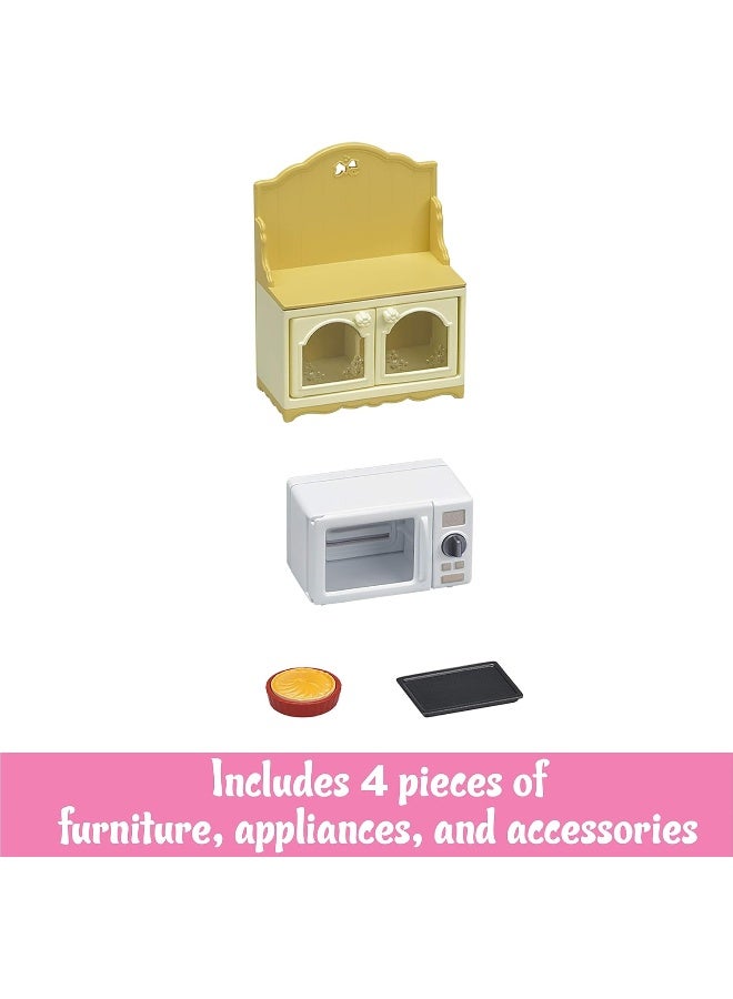 Calico Critters, Doll House Furniture and Décor, Microwave Cabinet