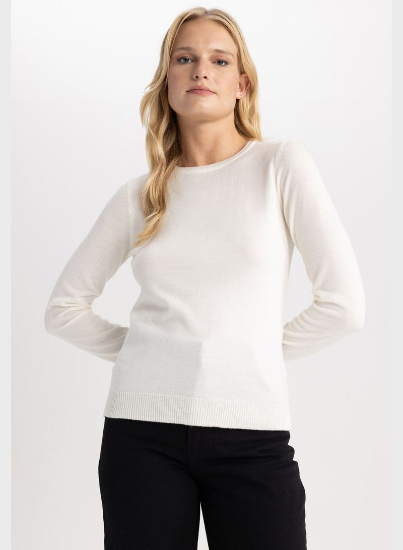 Regular Fit Crew Neck Sweater