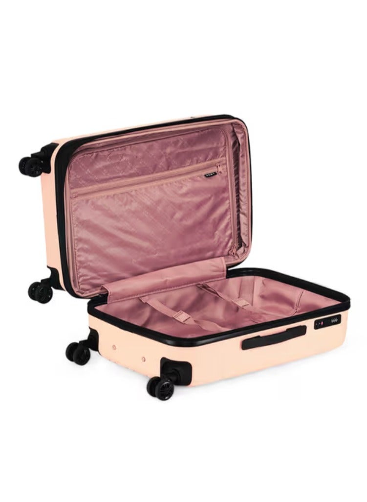 DNA Hardside Luggage on Wheels for Unisex | Ultra Lightweight ABS on with Spinner Wheels 4 Color Apricot