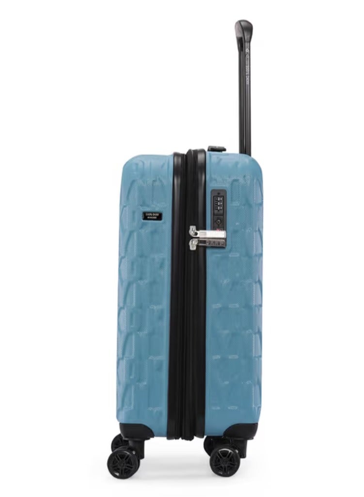 DNA Hardside Luggage on Wheels for Unisex | Ultra Lightweight ABS on with Spinner Wheels 4 Color Lavender Blue